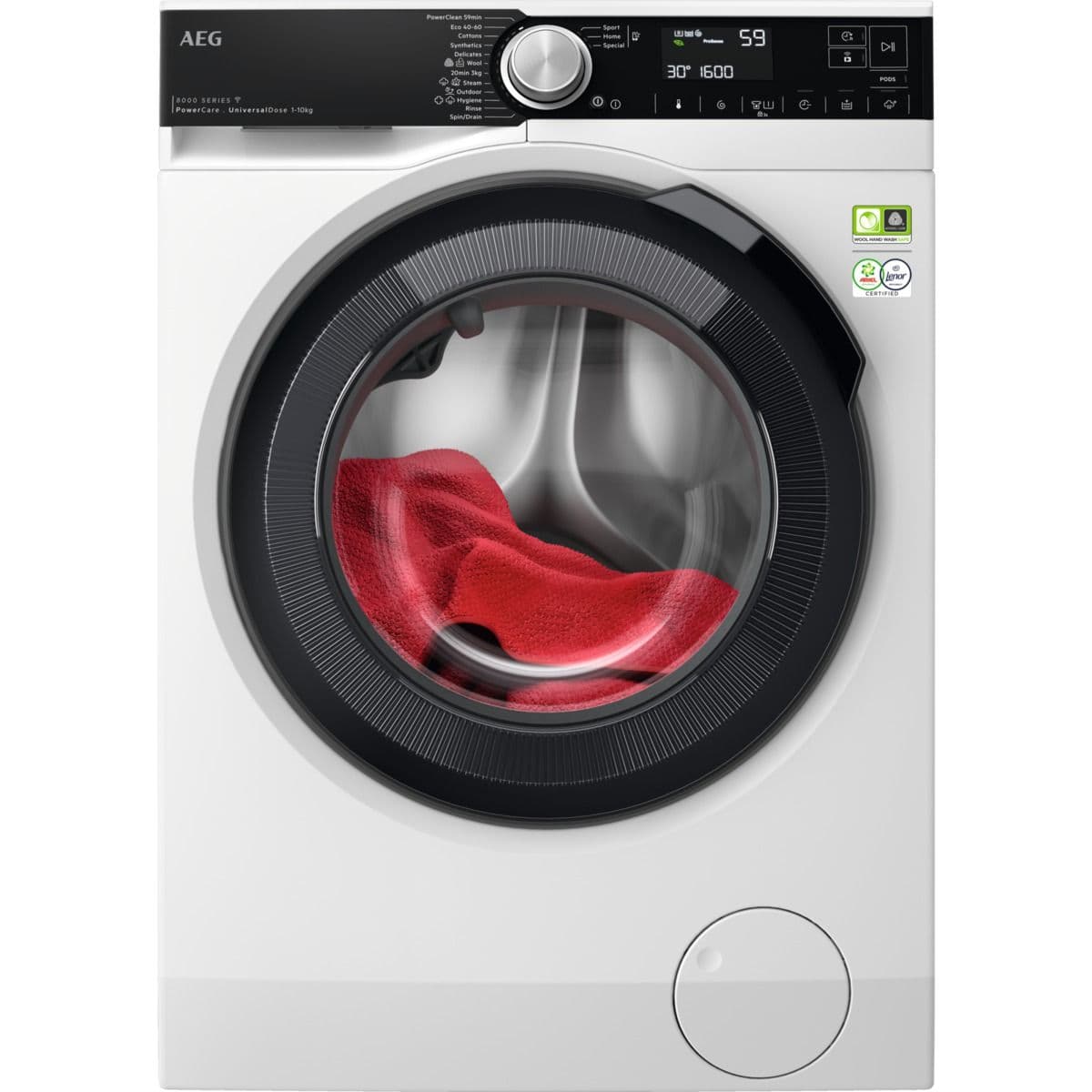 Пералня 10KG UNIVERSALDOSE WIFI AEG LFR85166SOE — 1