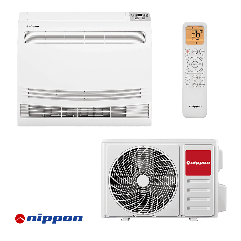 Подов климатик Nippon NPC 12F-PRO NORDIC, 12000 BTU, Клас A++