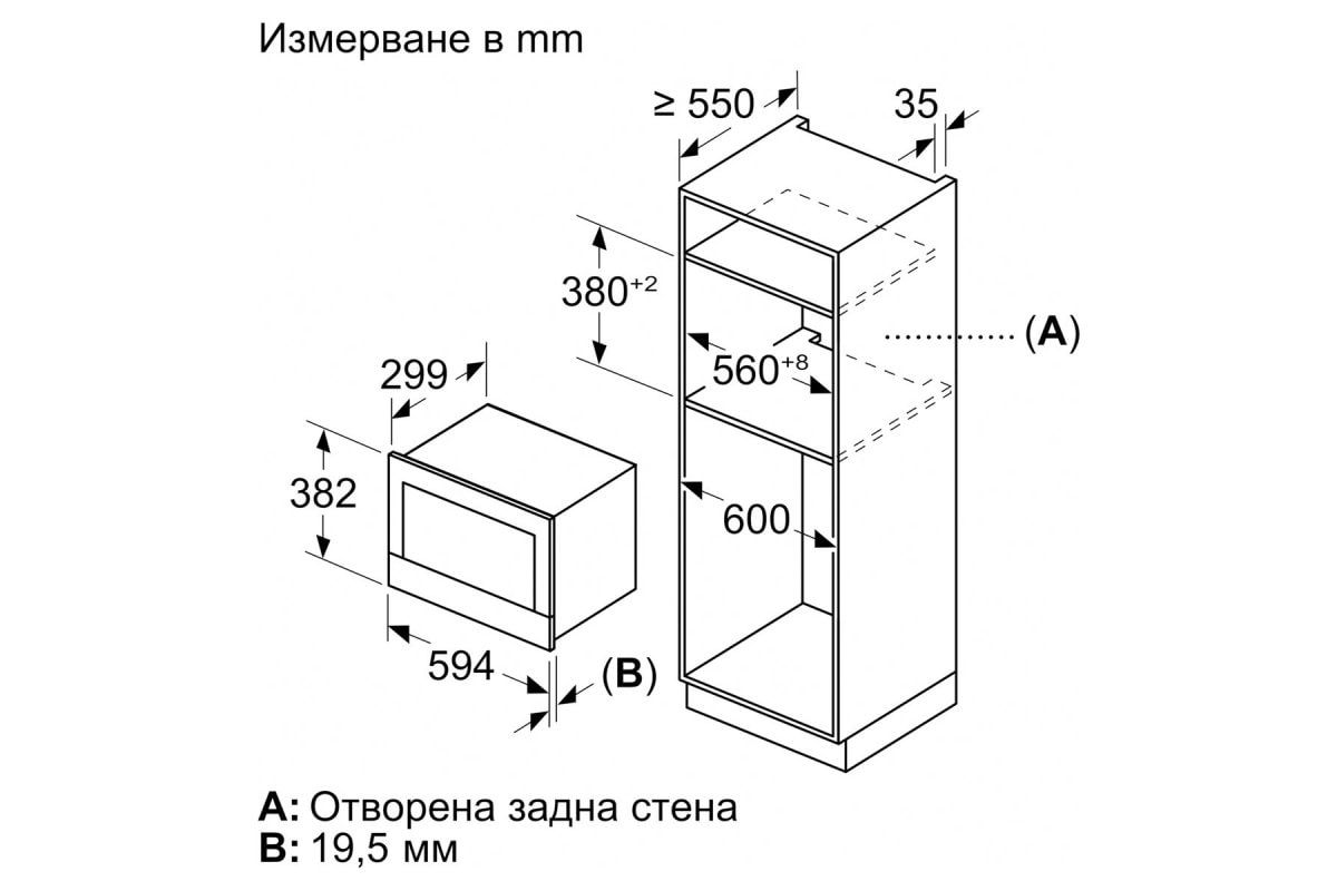 Микровълнова за Вграждане Bosch BEL7321B1 – Изображение 6