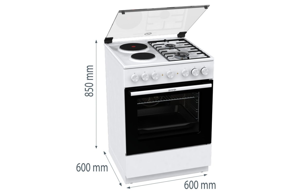 Свободностояща Печка Gorenje GK6B40WF – Изображение 5