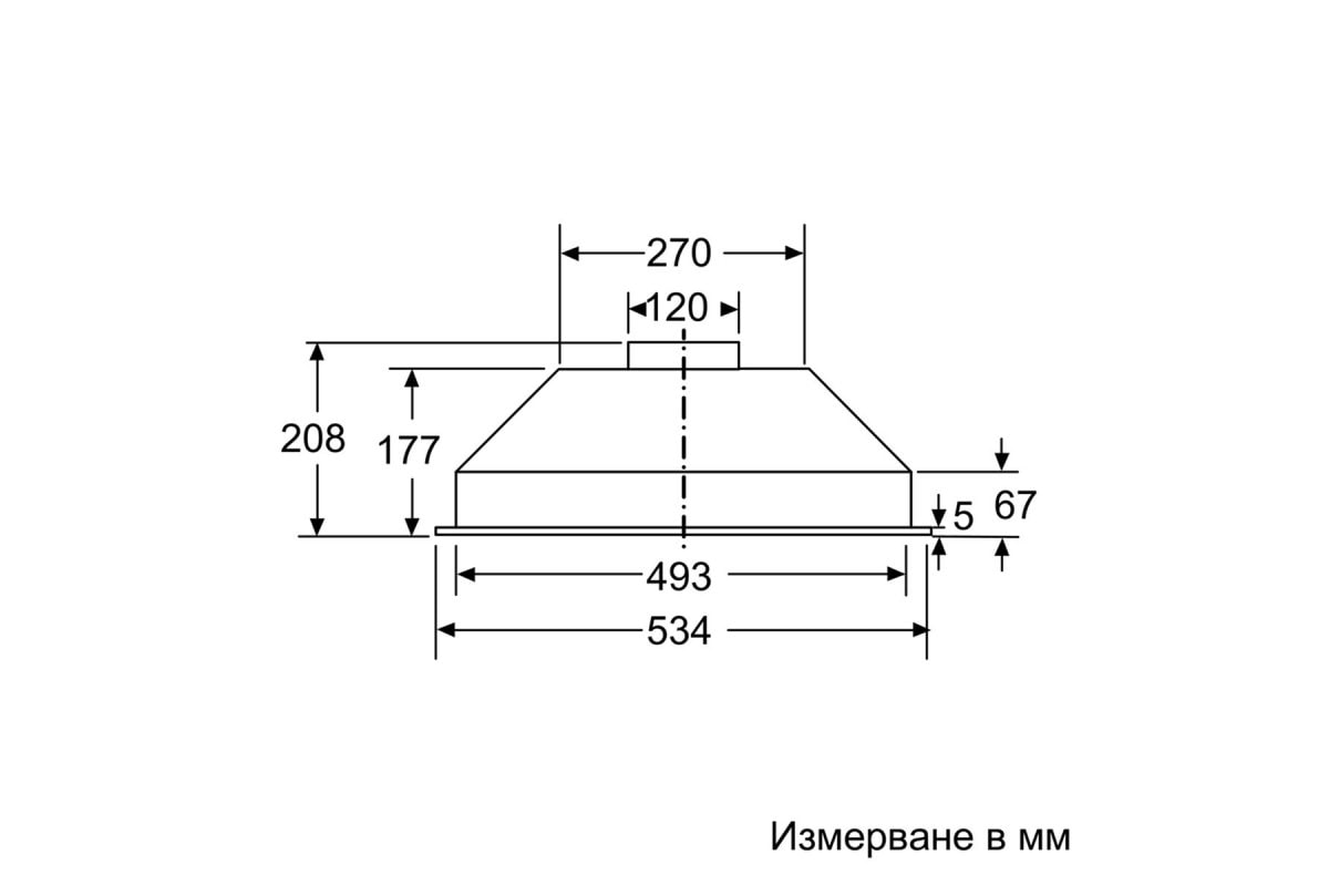 Абсорбатор Bosch DLN53AA70 – Изображение 3