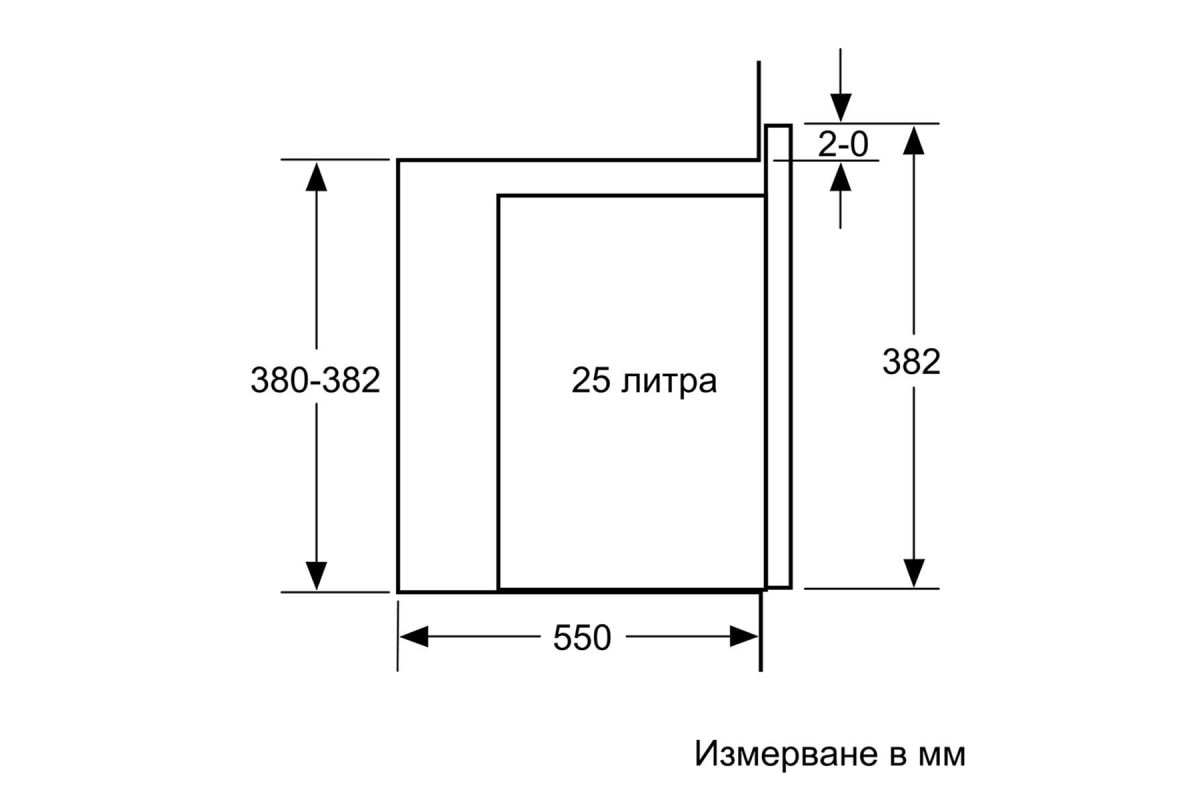 Микровълнова за Вграждане Bosch BFL554MS0 – Изображение 5