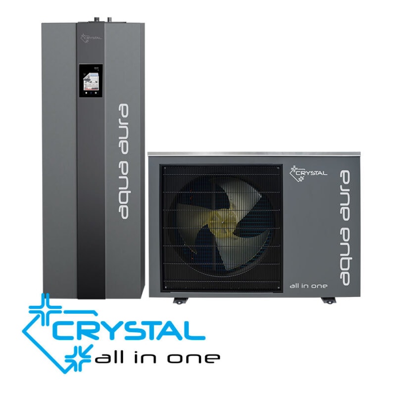 Инверторна термопомпа въздух-вода Crystal Aqua Aura II 12S All-In-One 250, монофазна — 6