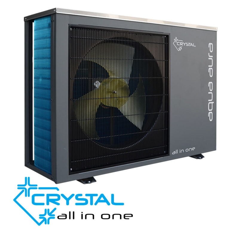 Инверторна термопомпа въздух-вода Crystal Aqua Aura II 6S All-In-One 250, монофазна — 8