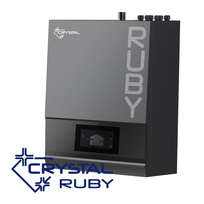 Инверторна термопомпа Crystal RUBY R290 12M-HB (ErP), хидро сплит — 3