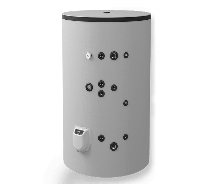 Бойлер стоящ 750 л, 0kW две серпентини, емайлиран — 2