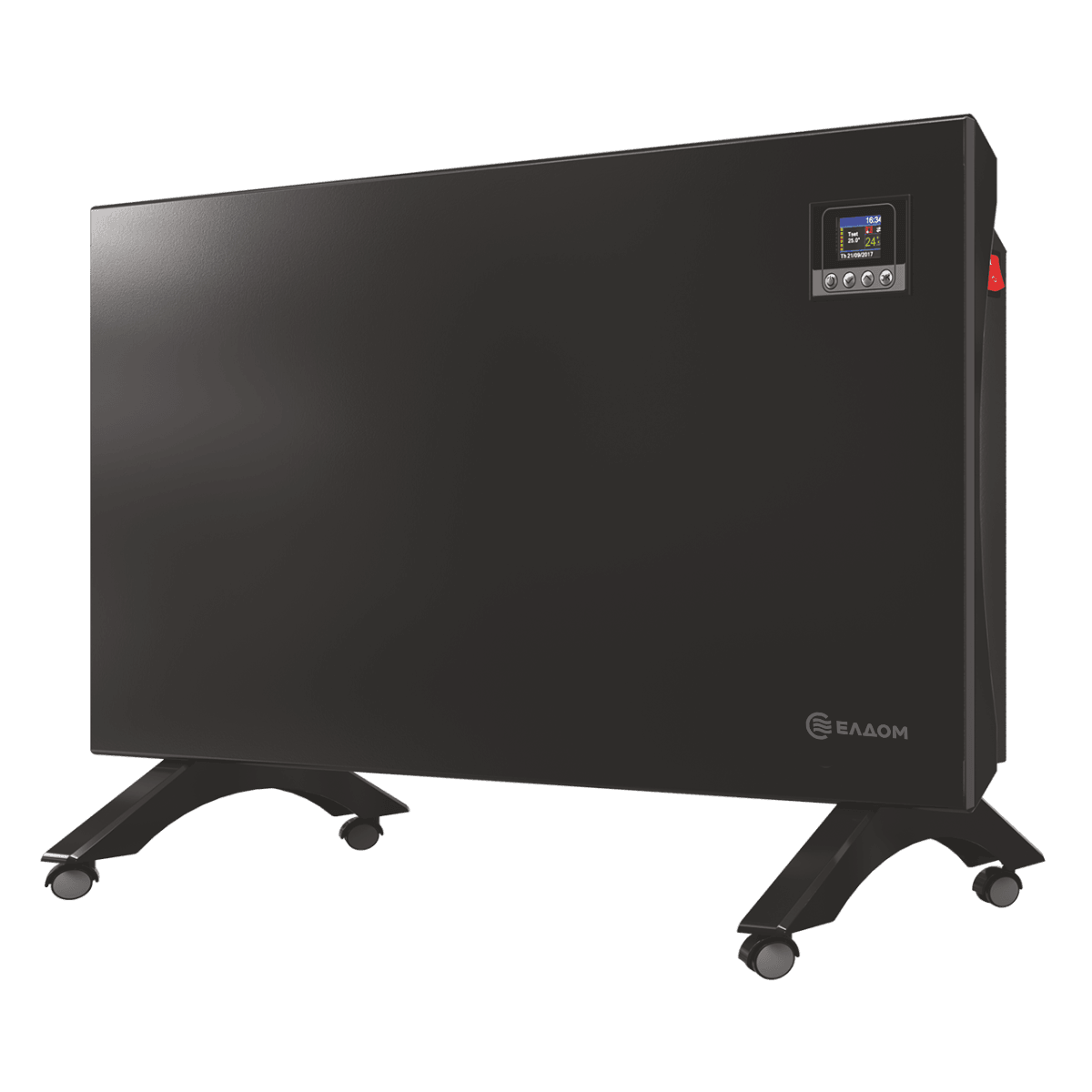 Подов конвектор с дистанционно Wi-Fi управление ELDOM Galant в черен цвят, 2 kW — 1