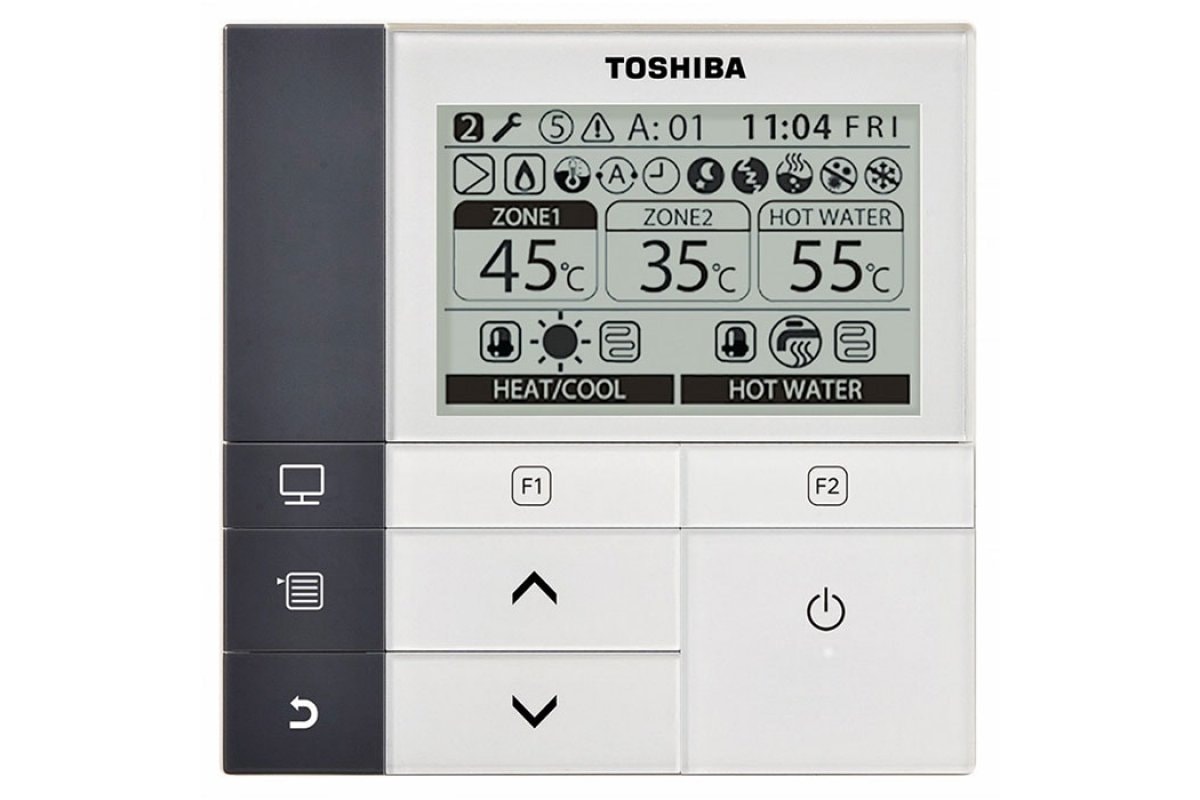 Термопомпа Въздух-Вода Toshiba Estia HWS-P1105XWHT9-E/HWS-P1105HR-E – Изображение 2