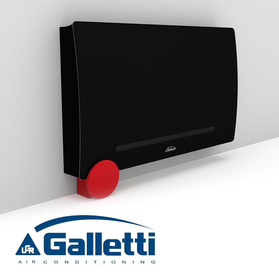 Вентилаторен конвектор Galletti AU 20 KIL + управление EVO-D, ЧЕРЕН — 7