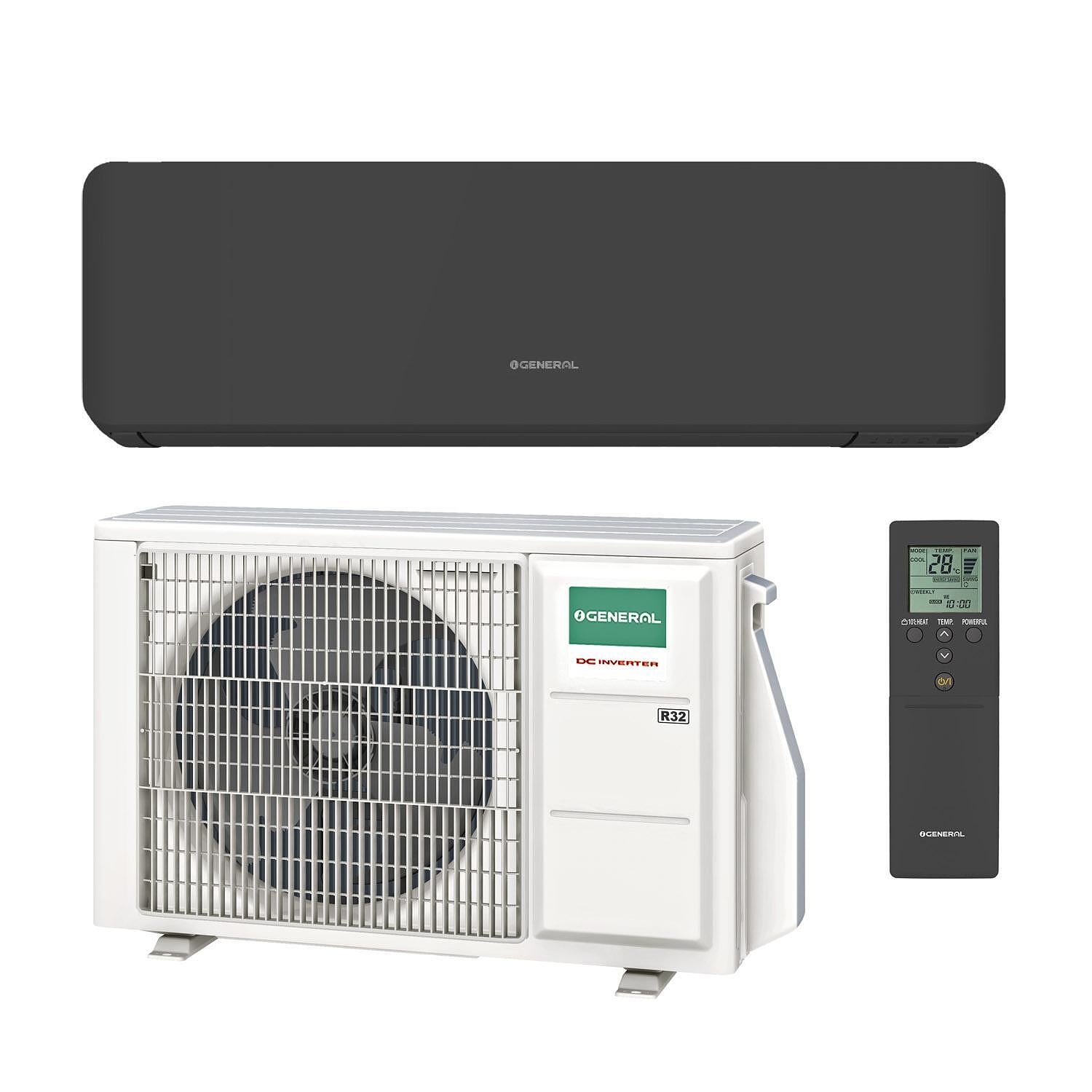 Инверторен климатик General Fujitsu ASHH07KMCG-B/AOHH07KMCG 2024 WiFi, 7000 BTU, Клас A++ — 2