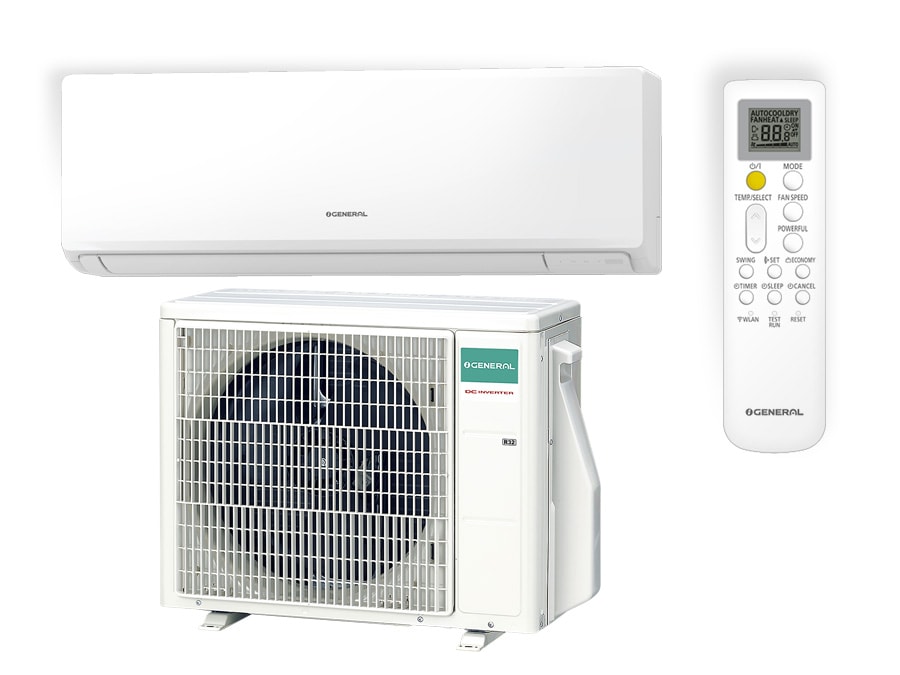 Инверторен климатик General Fujitsu ASHH07KNCA/AOHH07KNCA WiFi, 7000 BTU, Клас A++ — 2