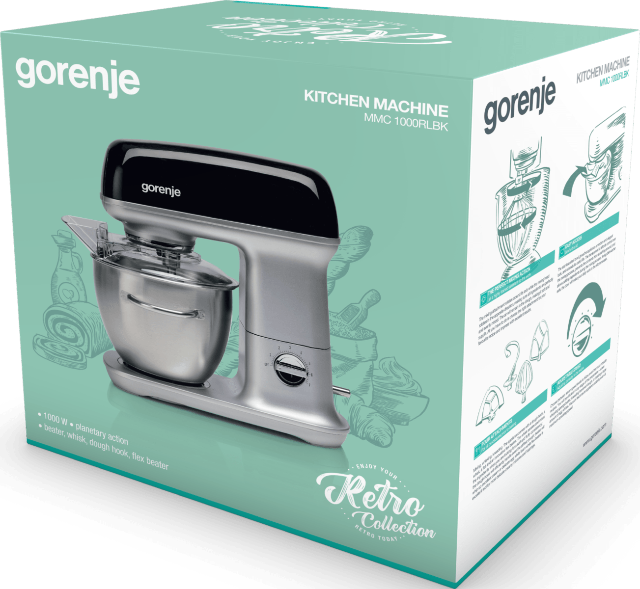 Кухненски робот Gorenje MMC1000RLBK — 5
