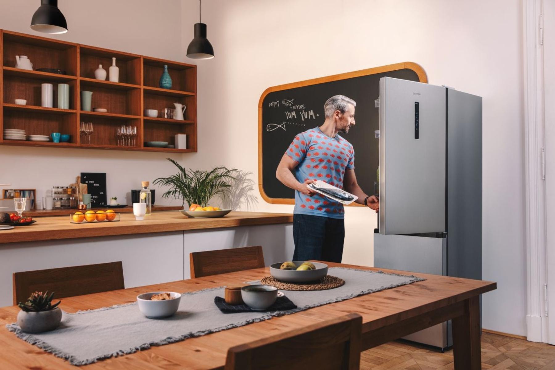 Свободностоящ хладилник Gorenje NRK6192AS4 — 5