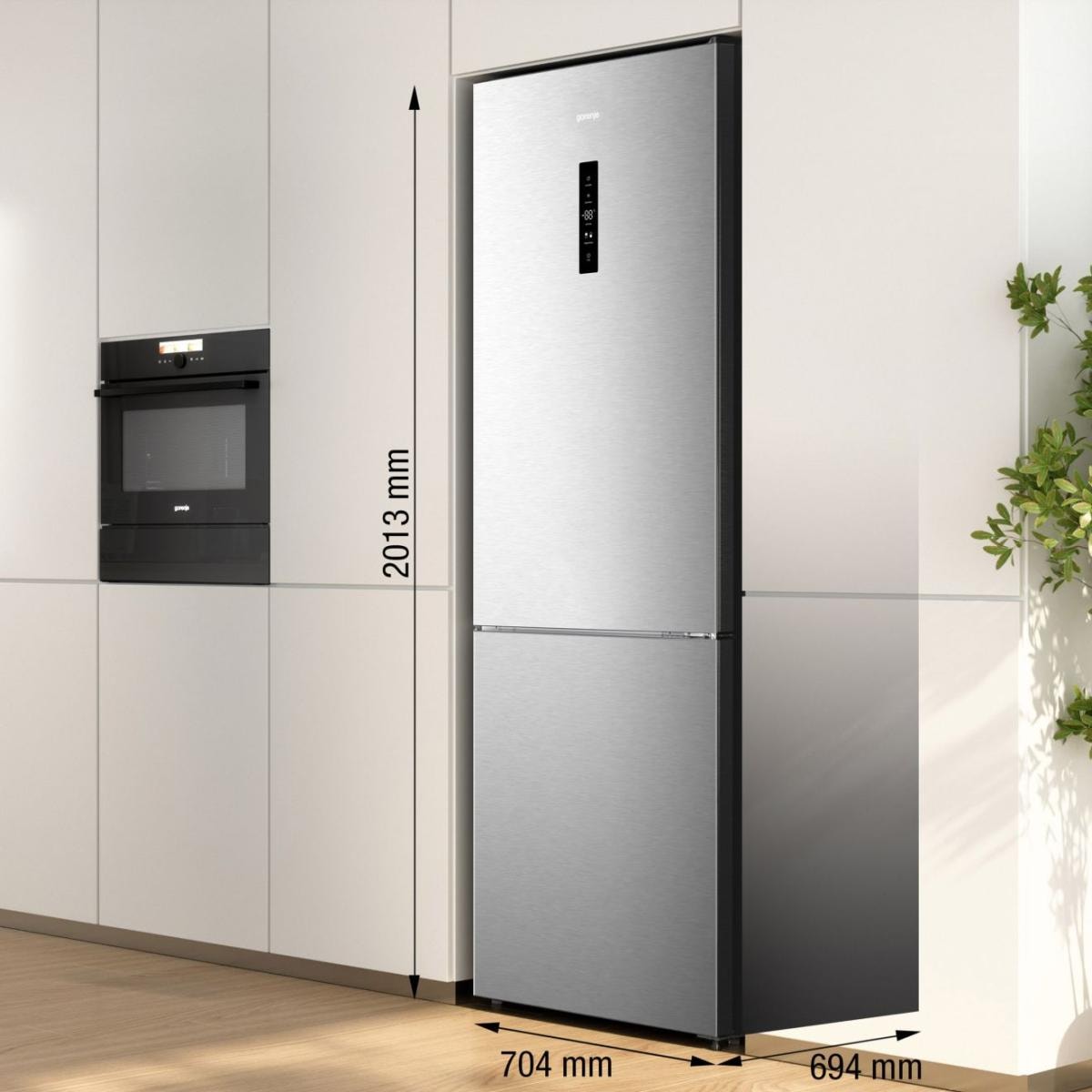Свободностоящ хладилник Gorenje NRK720EAXL4 — 2