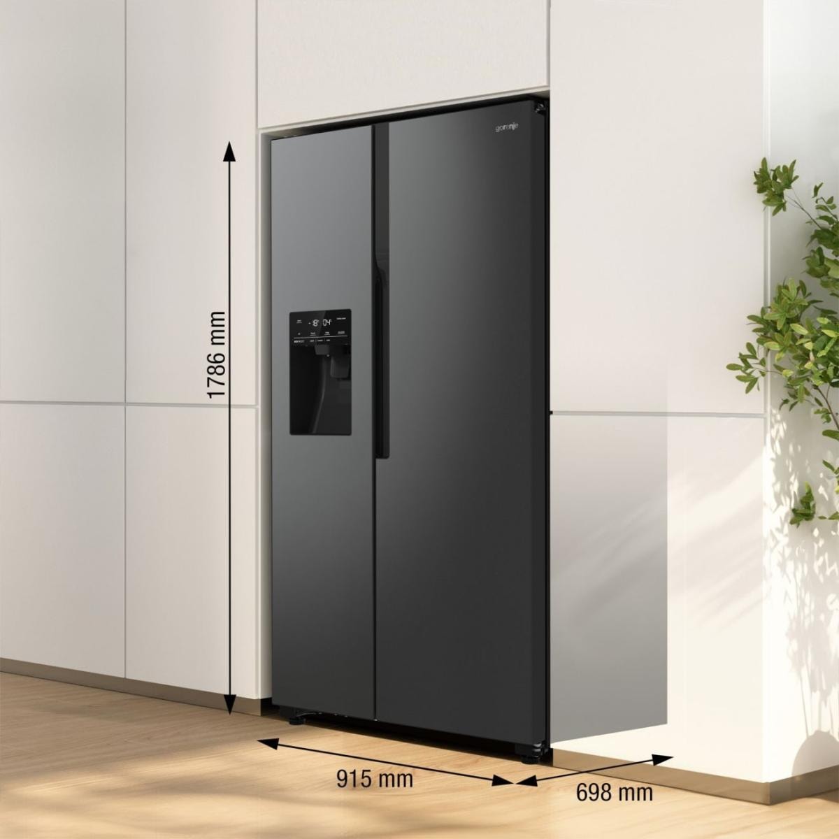 Свободностоящ хладилник Gorenje NRR9185ESBXL — 2