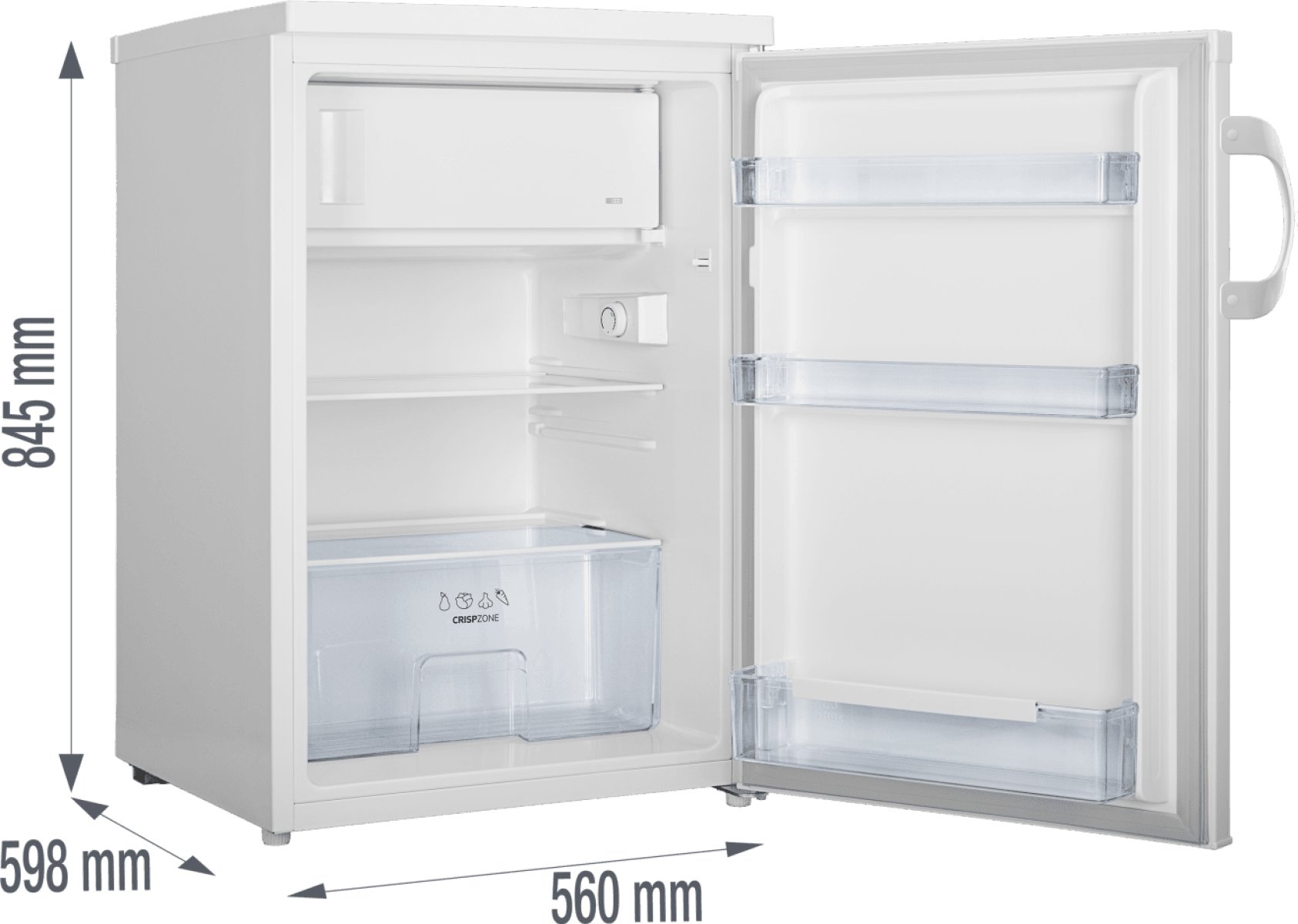 Свободностоящ хладилник Gorenje RB492PW — 4