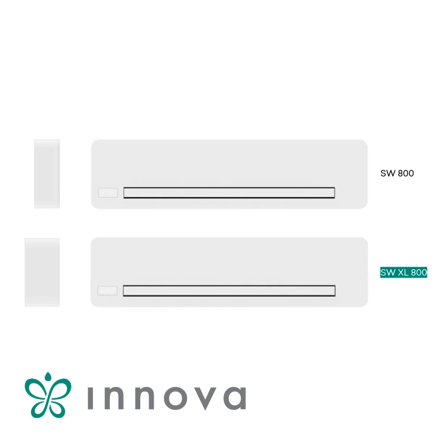 Високостенен вентилаторен конвектор с увеличена мощност Innova Filomuro Slim Fit SW XL 800 с безжично IR дистанционно, десен — 6