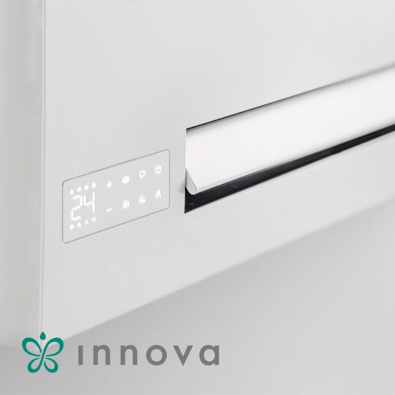 Високостенен вентилаторен конвектор с увеличена мощност Innova Filomuro Slim Fit SW XL 800 с безжично IR дистанционно, десен — 8