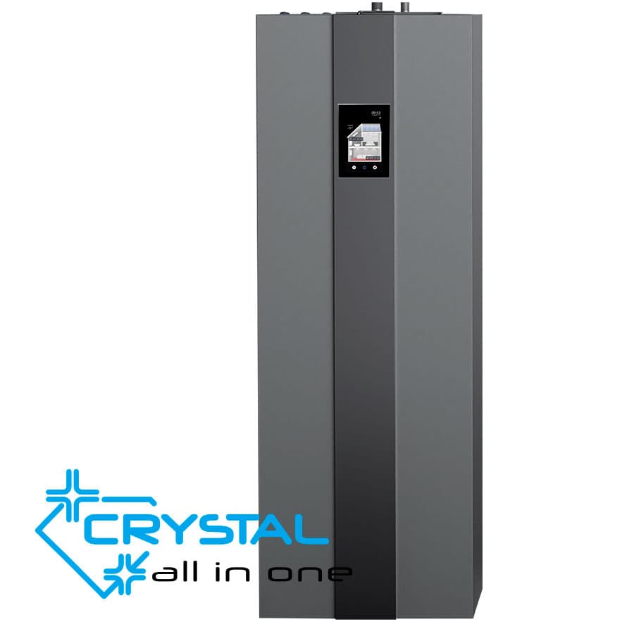 Инверторна термопомпа въздух-вода Crystal Aqua Aura II 19S All-In-One 250, трифазна — 1