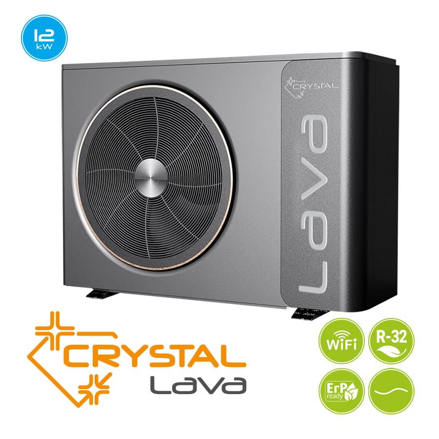 Термопомпа въздух-вода, моноблок Crystal LAVA, LAVA-12AM — 1