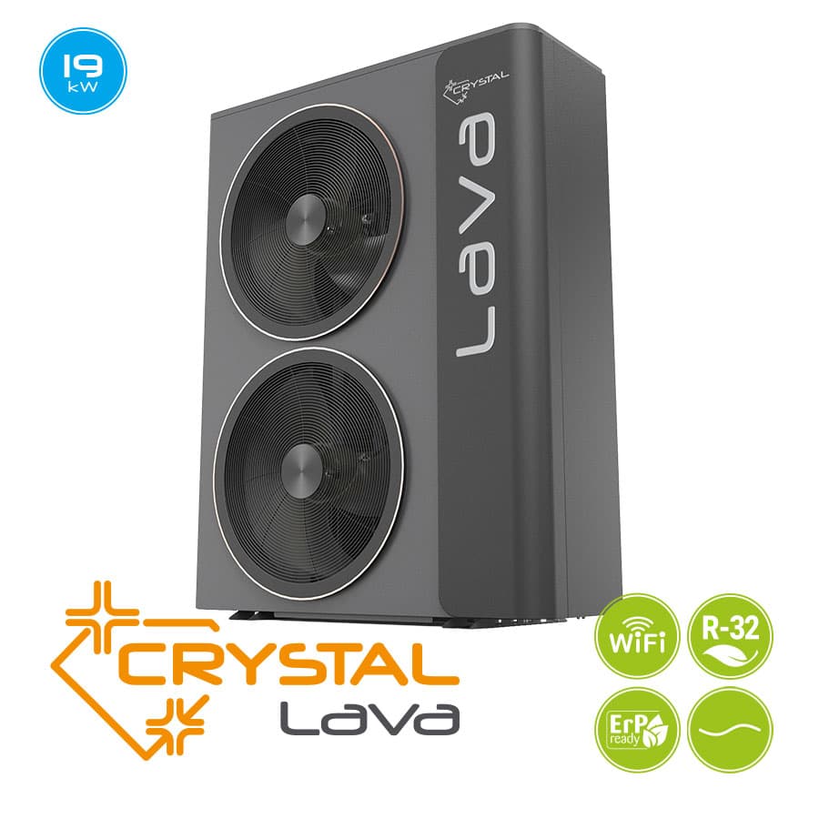 Термопомпа въздух-вода, моноблок Crystal LAVA, LAVA-19AM — 1