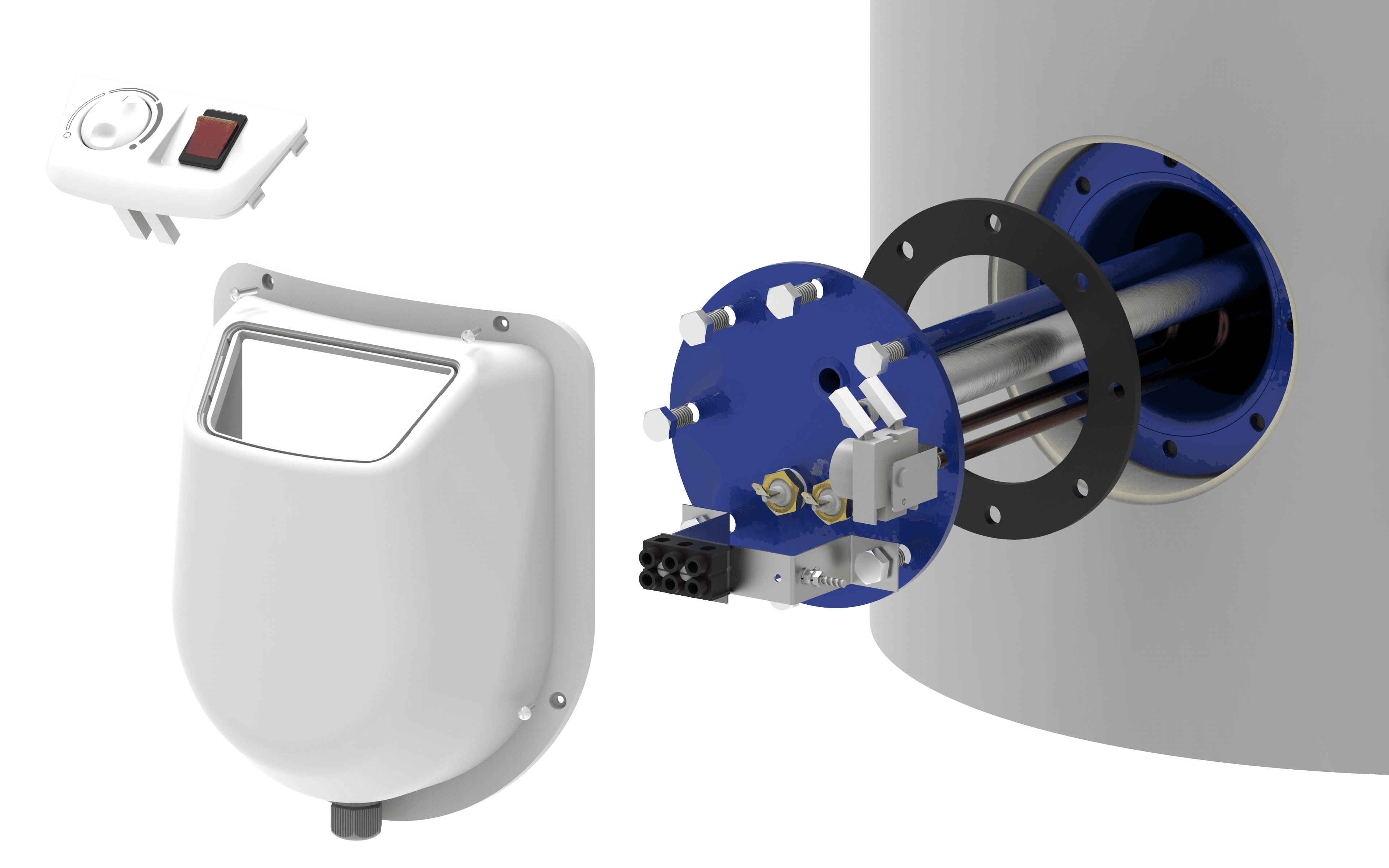 Електрически водонагревателен комплект 3 kW — 1