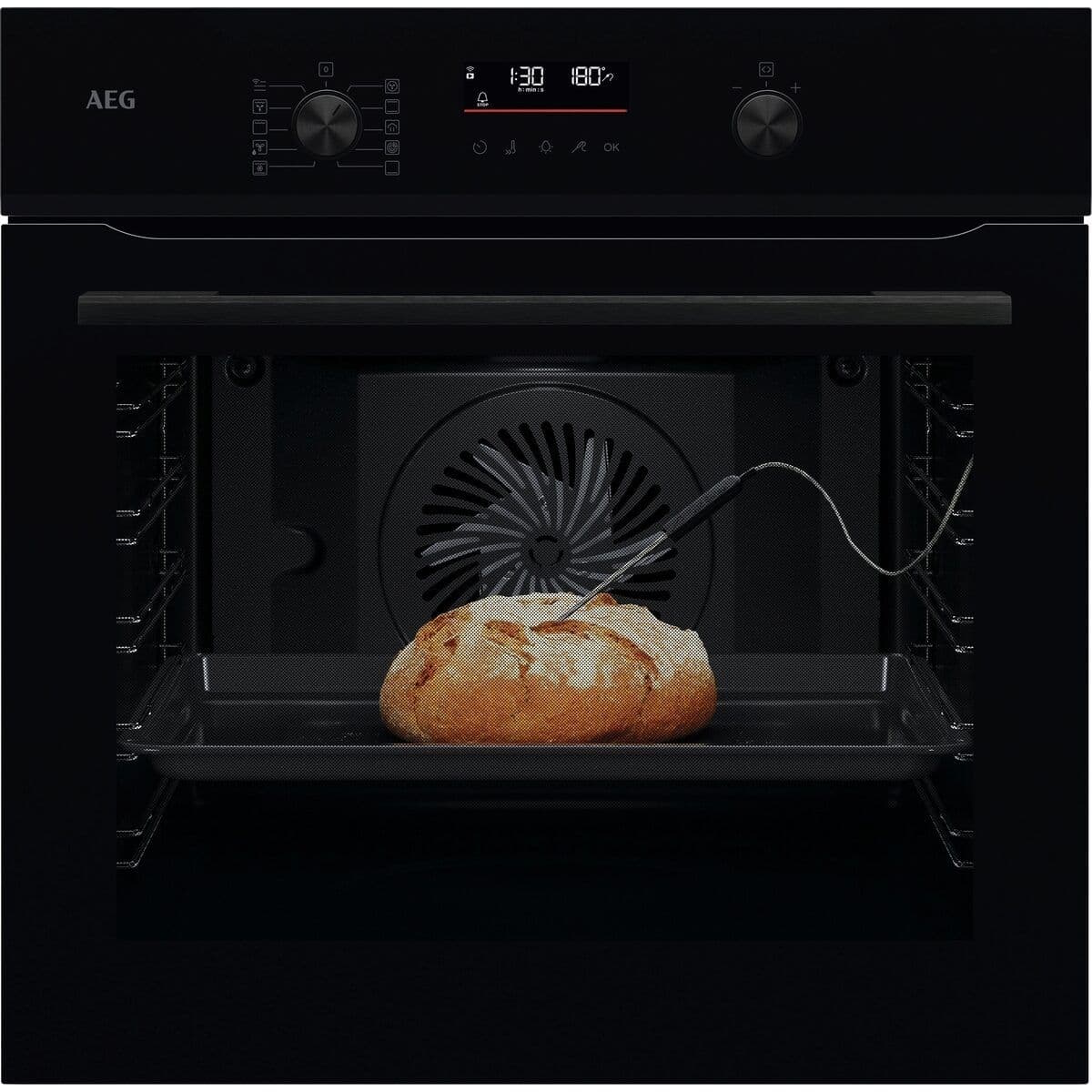 Фурна за вграждане STEAMBAKE с пиролитично почистване AEG NBA5P531AB — 1