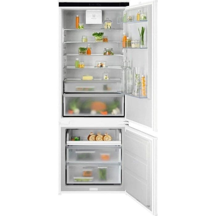 Комбиниран хладилник с фризер за вграждане 70см Electrolux ENA7TE75S — 1