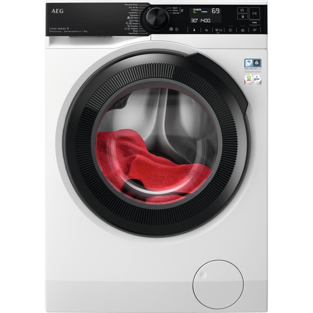 Пералня 9kg UNIVERSALDOSE WIFI AEG LFR73944FQE — 1