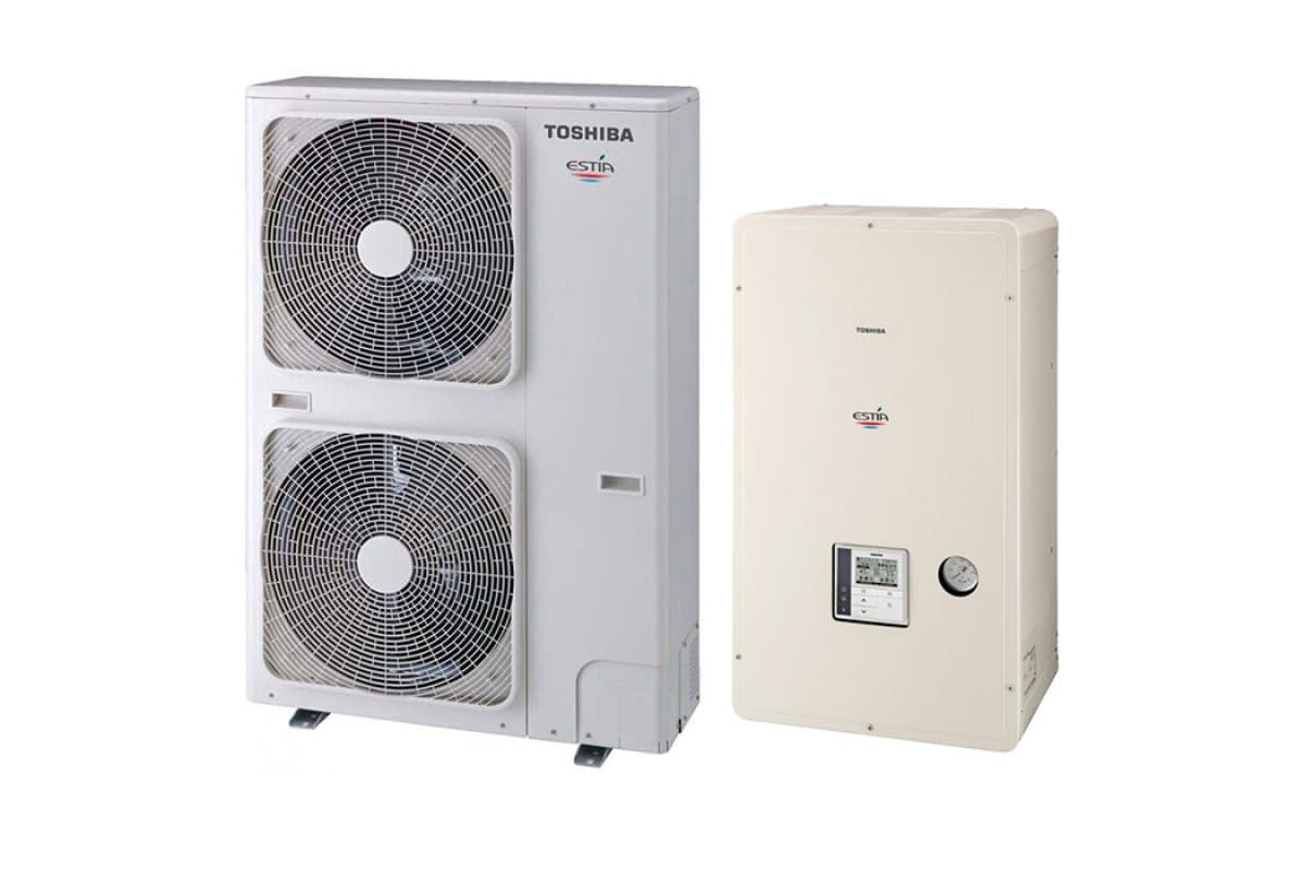 Термопомпа Въздух-Вода Toshiba Estia HWS-P1105XWHT9-E/HWS-P1405H8R-E