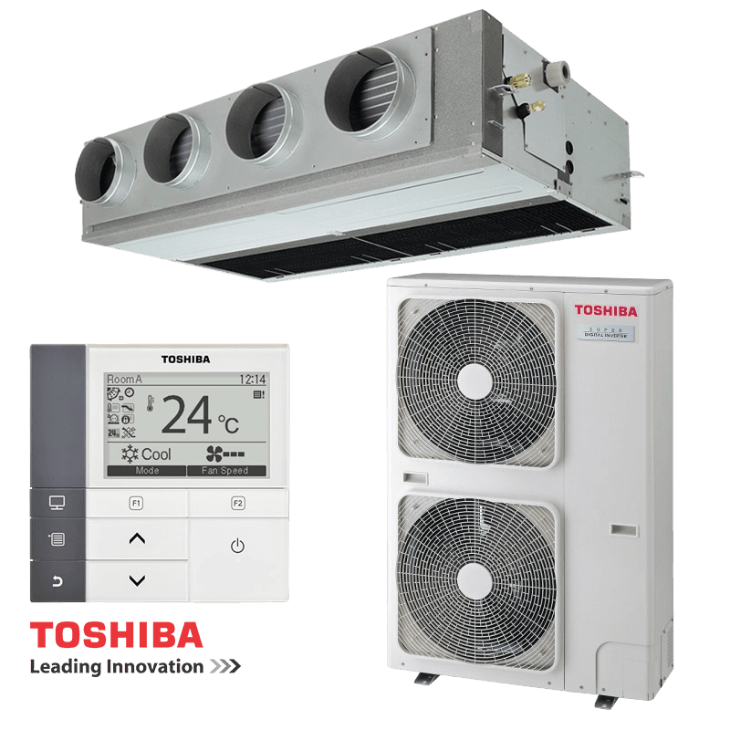 Канален климатик Toshiba RAV-HM1601BTP-E/RAV-GM1601ATP-E, 48000 BTU