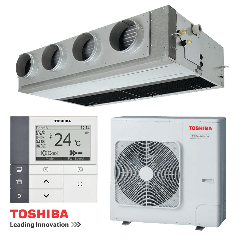 Канален климатик Toshiba RAV-HM801BTP-E/RAV-GM801ATP-E, 24000 BTU, Клас A