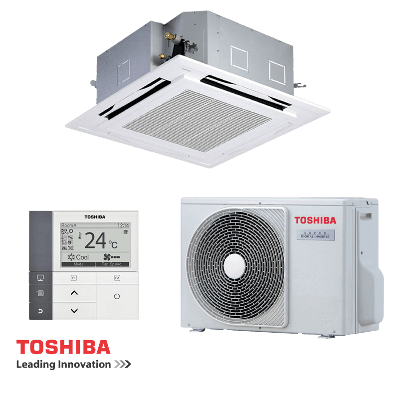 Касетъчен климатик Toshiba RAV-HM801UTP-E/RAV-GM801ATP-E, 24000 BTU, Клас A+
