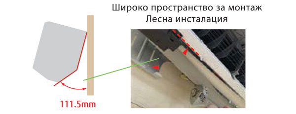 Лесен достъп за свързване на тръбите