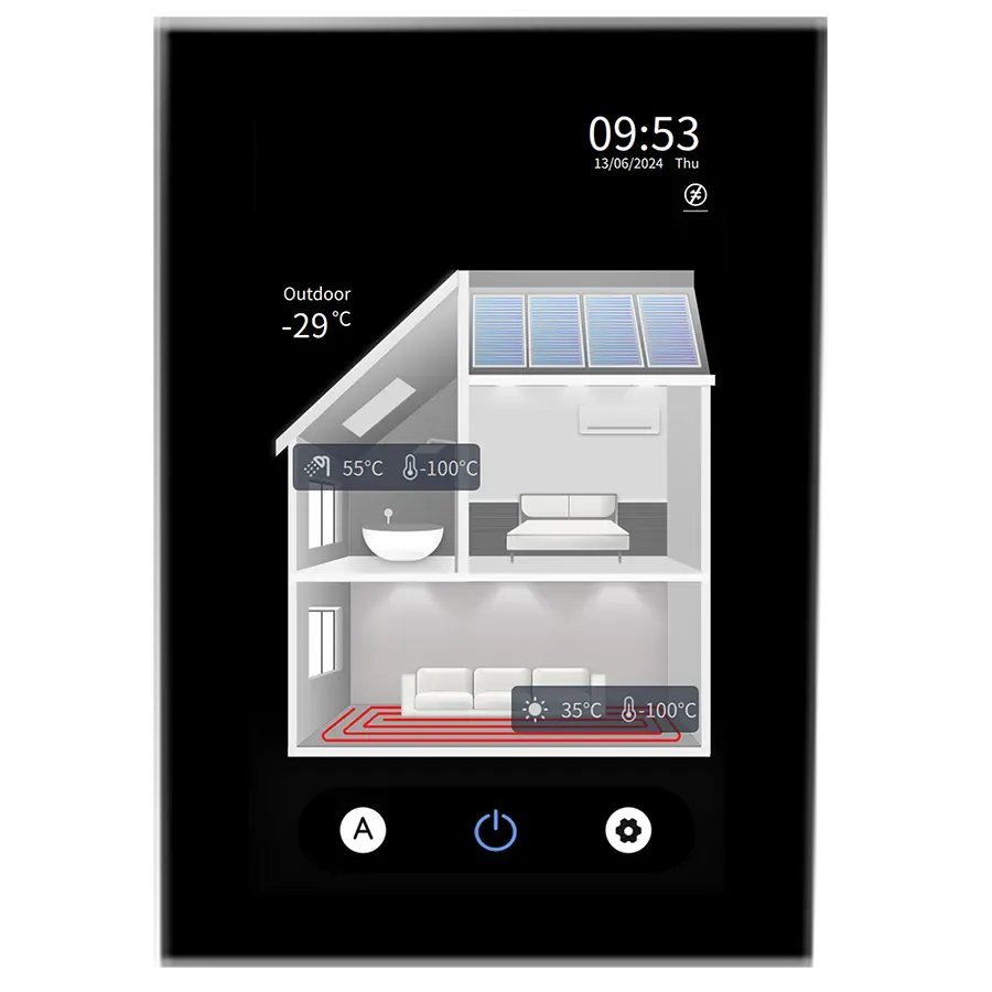 Инверторна термопомпа въздух-вода Crystal Aqua Aura II 12S All-In-One 250, монофазна — описание 10