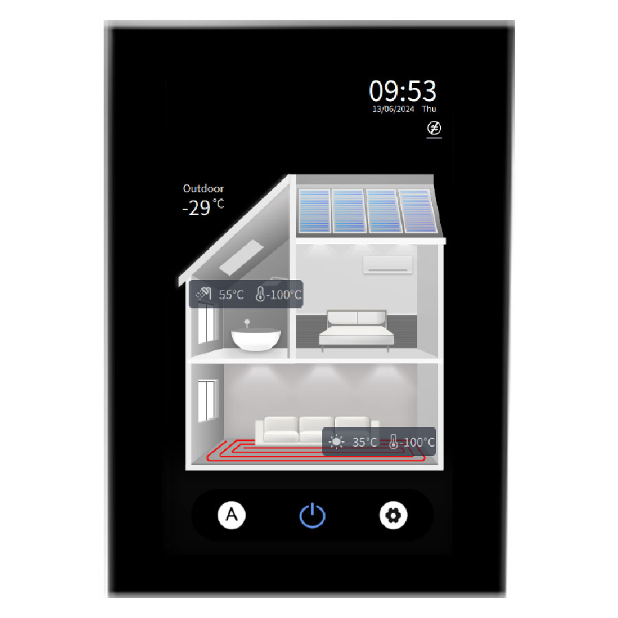 Инверторна термопомпа въздух-вода Crystal Aqua Aura II 9S, 9 kW — описание 1