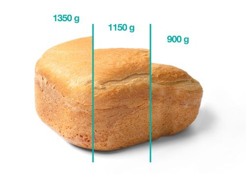 900, 1150 или 1350 g