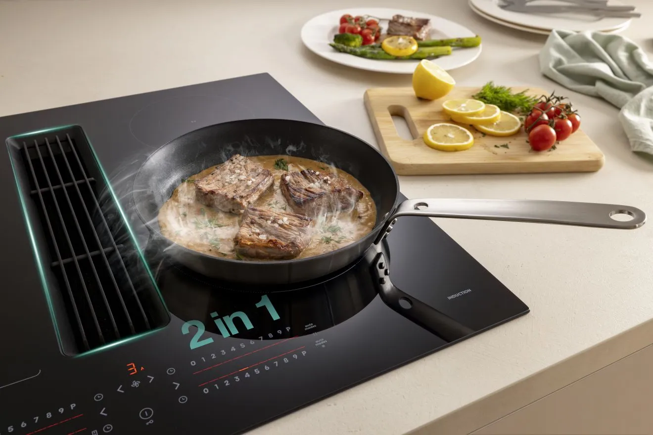2-in-1 Appliance – Hood-in-Hob